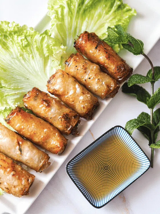 Recette low FODMAP Nems Recette low FODMAP Nems
