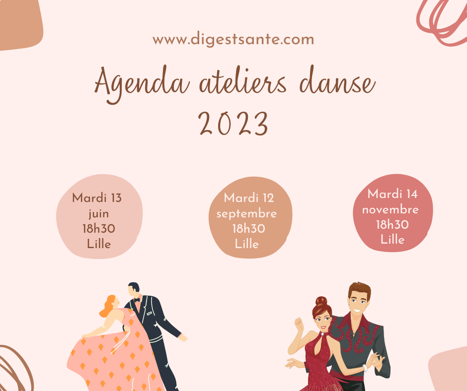 Agenda 2023 des ateliers dnase organisés par DigestSanté Agenda 2023 des ateliers dnase organisés par DigestSanté