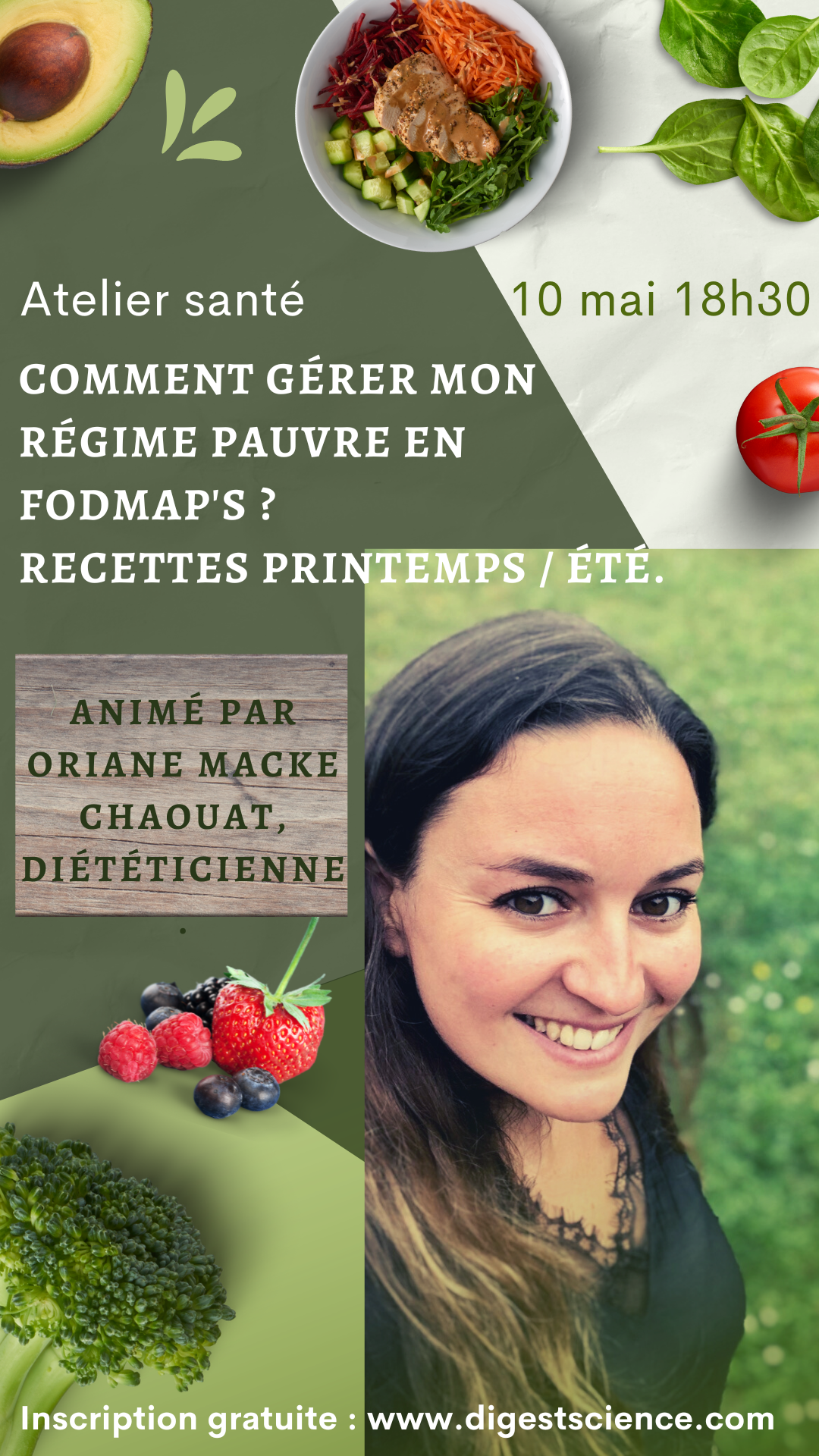 Atelier comment gérer mon régime pauvre en FODMAPs